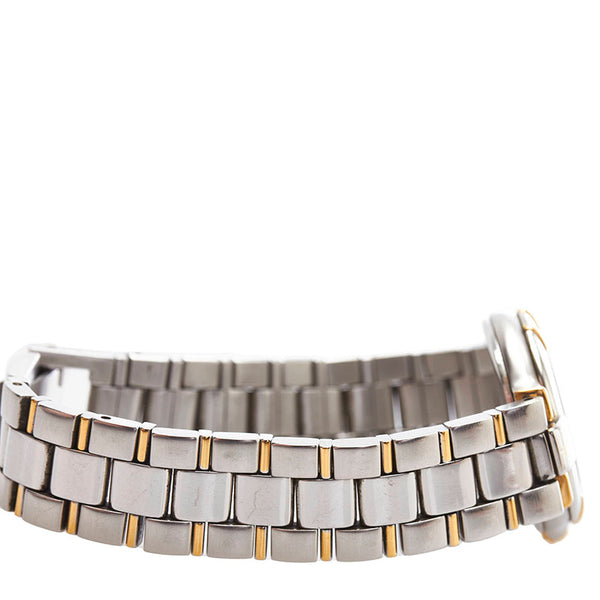 サンローラン コンビ 腕時計 4630-E63468Y クオーツ ホワイト文字盤 ステンレススチール レディース SAINT LAURENT 【中古】