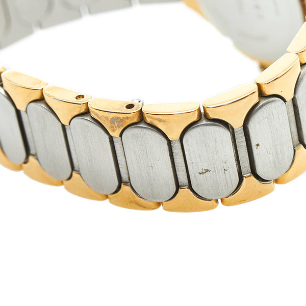 サンローラン 腕時計 クオーツ ホワイト文字盤 ステンレススチール レディース SAINT LAURENT 【中古】