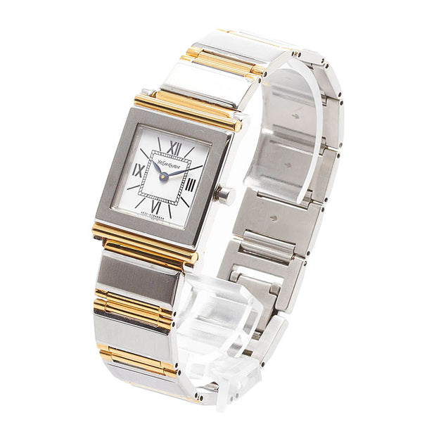 サンローラン 腕時計 4625-E68621 クオーツ ステンレススチール レディース SAINT LAURENT 【中古】