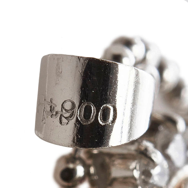 Pt900 プラチナ Pt850 プラチナ ルビー0.88ct ダイヤ0.29ct ネックレス ペンダント レディース 【中古】