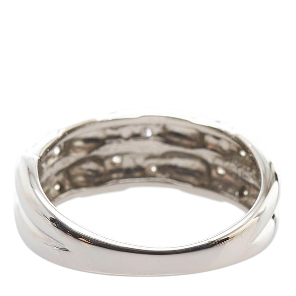 Pt1000 プラチナ ダイヤ0.13ct 三越 リング 指輪 レディース 12号 【中古】
