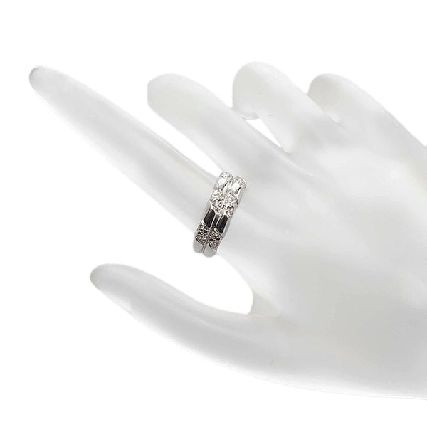 Pt1000 プラチナ ダイヤ0.13ct 三越 リング 指輪 レディース 12号 【中古】