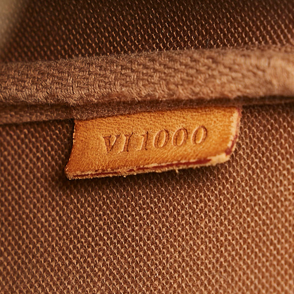ルイ ヴィトン モノグラム アクセソワール ポーチ ポシェット M51980 ブラウン PVC レザー レディース LOUIS VUITTON 【中古】