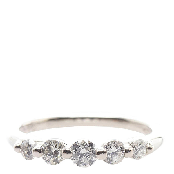 Pt900 プラチナ ダイヤ0.50ct リング 指輪 レディース 10号 【中古】