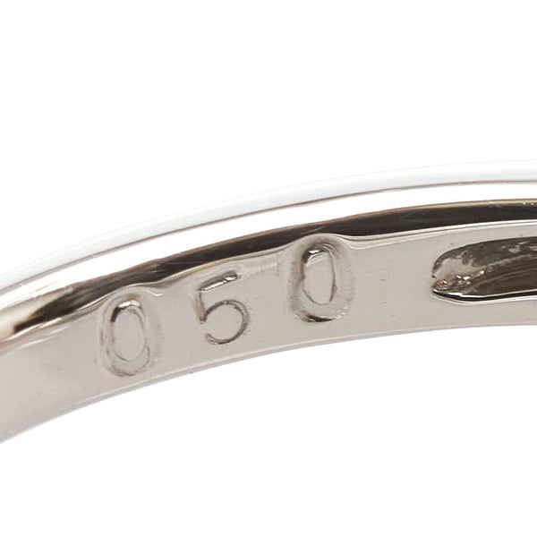 Pt900 プラチナ ダイヤ0.50ct リング 指輪 レディース 10号 【中古】