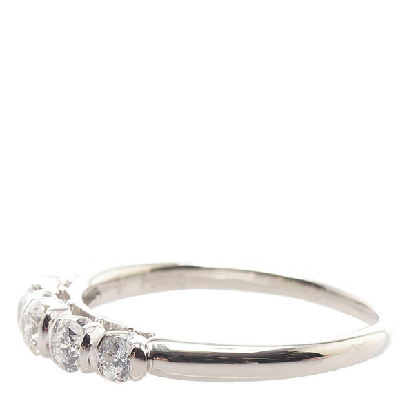 Pt900 プラチナ ダイヤ0.55ct ギンザタナカ リング 指輪 レディース 15号 【中古】