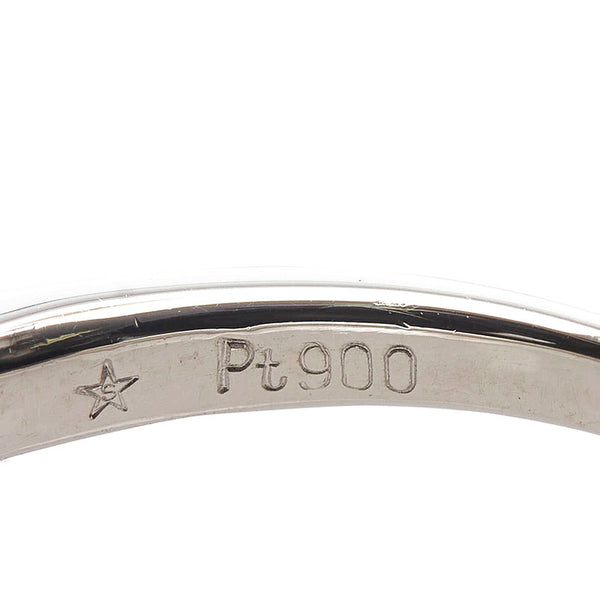 Pt900 プラチナ ダイヤ0.55ct ギンザタナカ リング 指輪 レディース 15号 【中古】