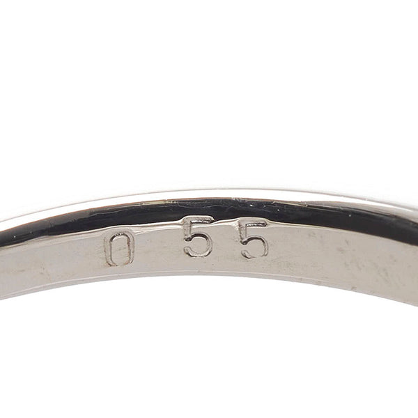 Pt900 プラチナ ダイヤ0.55ct ギンザタナカ リング 指輪 レディース 15号 【中古】