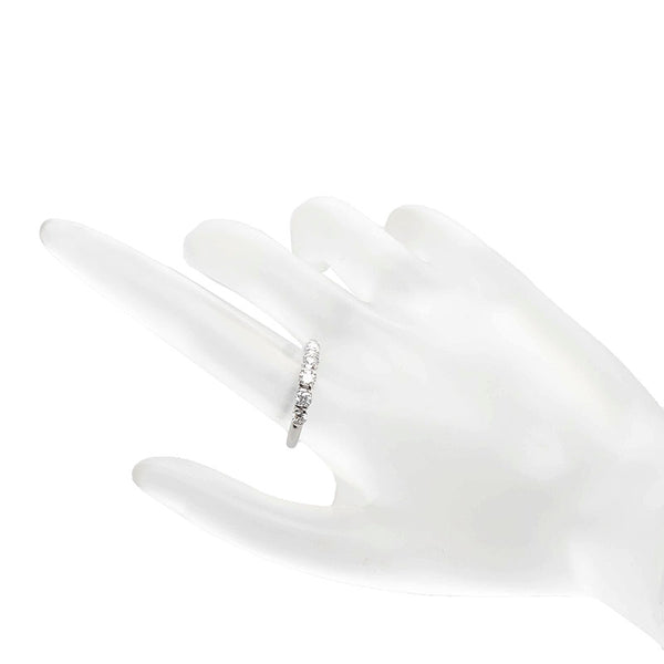 Pt900 プラチナ ダイヤ0.55ct ギンザタナカ リング 指輪 レディース 15号 【中古】