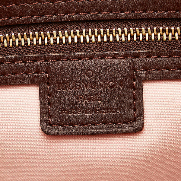 ルイ ヴィトン モノグラム ミニ ルシーユGM トートバッグ M92677 スリーズ レッド キャンバス レザー レディース LOUIS VUITTON 【中古】