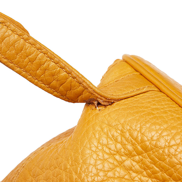 コーチ リュック バックパック 4925 イエロー レザー レディース COACH 【中古】