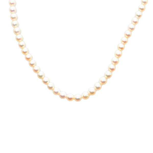 ミキモト SV アコヤパール5～5.5mm ネックレス レディース MIKIMOTO 【中古】