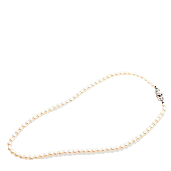 ミキモト SV アコヤパール5～5.5mm ネックレス レディース MIKIMOTO 【中古】