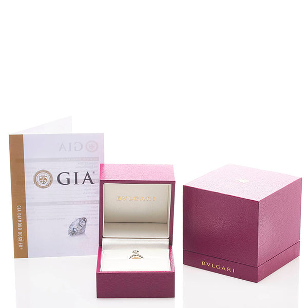 ブルガリ インコントロダモーレ リング 指輪 Pt950 プラチナ レディース BVLGARI 【中古】