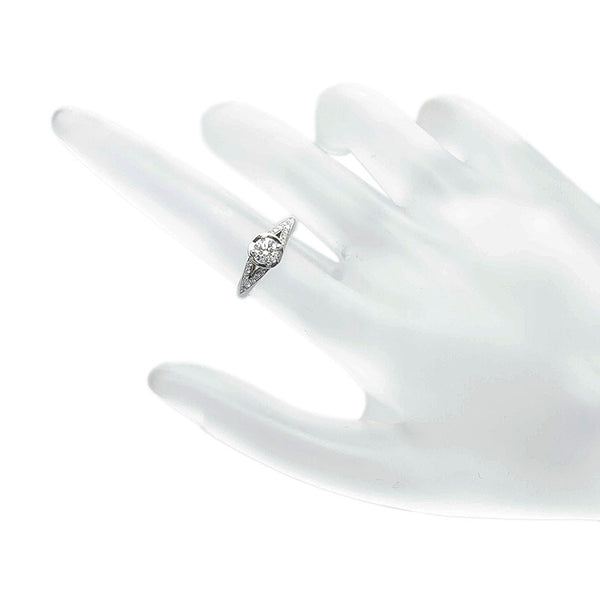 ブルガリ インコントロダモーレ リング 指輪 Pt950 プラチナ レディース BVLGARI 【中古】