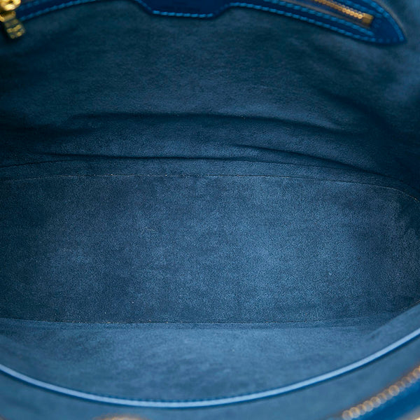 ルイ ヴィトン エピ リュサック ショルダーバッグ M52285 トレドブルー レザー レディース LOUIS VUITTON 【中古】
