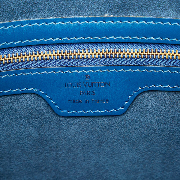 ルイ ヴィトン エピ リュサック ショルダーバッグ M52285 トレドブルー レザー レディース LOUIS VUITTON 【中古】