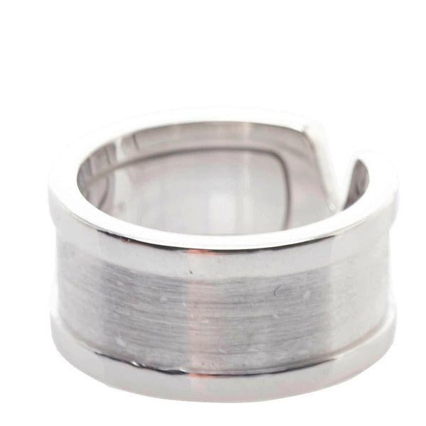 カルティエ C2 リング 指輪 K18WG ホワイトゴールド レディース CARTIER 【中古】