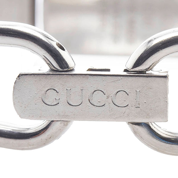 グッチ 腕時計 1500L クオーツ シルバー文字盤 ステンレススチール レディース GUCCI 【中古】