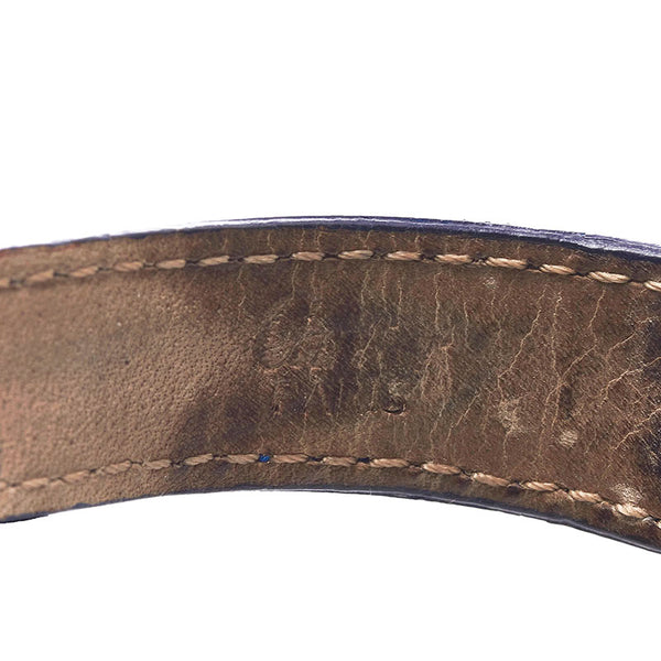 カルティエ マスト21 ヴァンティアン 腕時計 クオーツ ホワイト文字盤 ステンレススチール レザー レディース CARTIER 【中古】