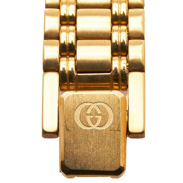 グッチ 腕時計 9200L クオーツ ゴールド文字盤 ステンレス レディース GUCCI 【中古】