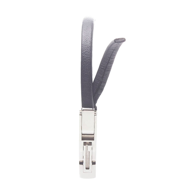 グッチ ブレスウォッチ 腕時計 6100L クオーツ シルバー文字盤 ステンレススチール レザー レディース GUCCI 【中古】