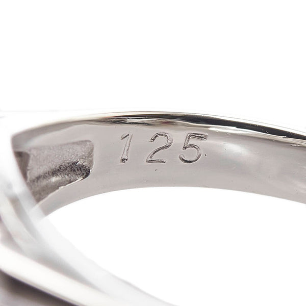 Pt900 プラチナ ルビー1.25ct ダイヤ0.18ct リング 指輪 レディース 11.5号 【中古】