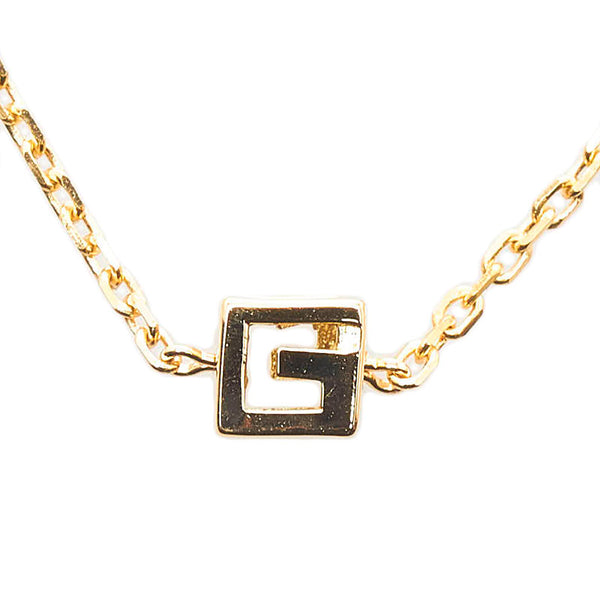 グッチ キューブ ネックレス ラリエット K18YG イエローゴールド レディース GUCCI 【中古】