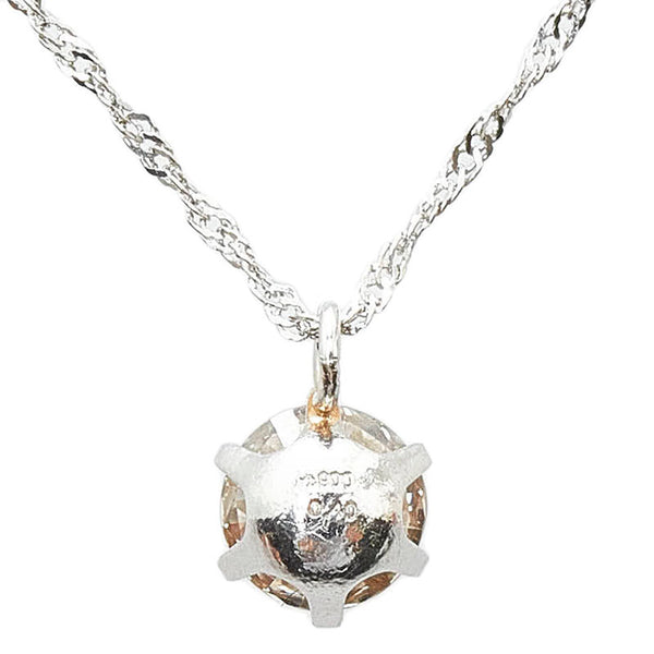 Pt900 プラチナ Pt850 プラチナ ダイヤ0.40ct 一粒 ネックレス ペンダント レディース 【中古】