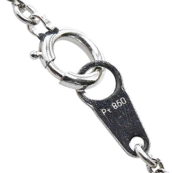 Pt900 プラチナ Pt850 プラチナ エメラルド0.46ct ダイヤ0.33ct リング ネックレス ペンダント レディース 【中古】