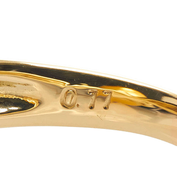 K18YG イエローゴールド パール12mm ダイヤ0.11ct リング 指輪 レディース 12.5号 【中古】