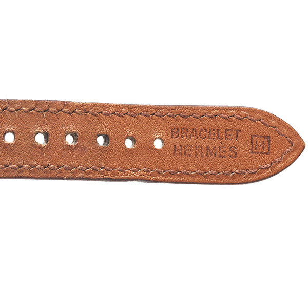 エルメス Hウォッチ 腕時計 HH1.201 クオーツ ホワイト文字盤 ステンレススチール レディース HERMES 【中古】
