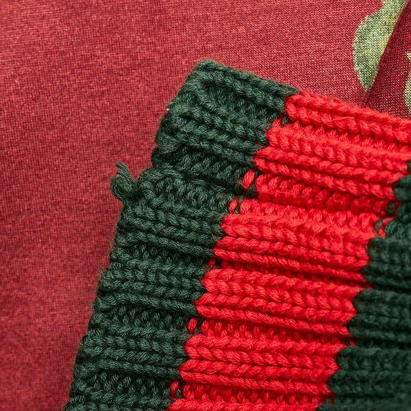 グッチ ブルームス 花 フラワー シェリーライン スウェット サイズ：XXL ワインレッド マルチ レーヨン コットン メンズ GUCCI 【中古】