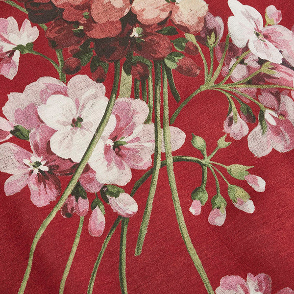 グッチ ブルームス 花 フラワー シェリーライン スウェット サイズ：XXL ワインレッド マルチ レーヨン コットン メンズ GUCCI 【中古】