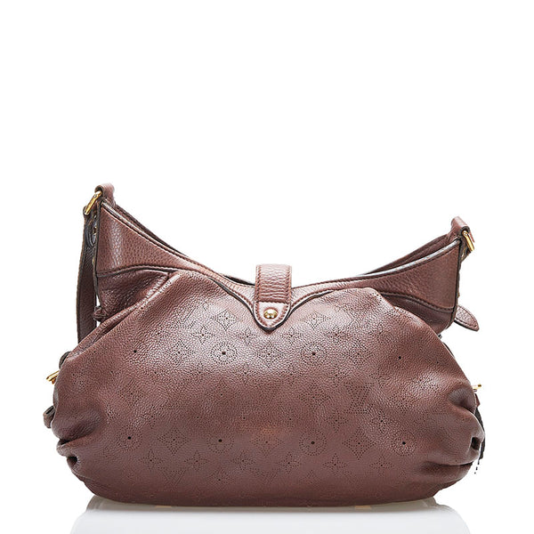 ルイ ヴィトン マヒナXS 斜め掛け ショルダーバッグ M95997 ブラウン レザー レディース LOUIS VUITTON 【中古】