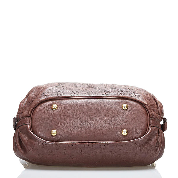 ルイ ヴィトン マヒナXS 斜め掛け ショルダーバッグ M95997 ブラウン レザー レディース LOUIS VUITTON 【中古】