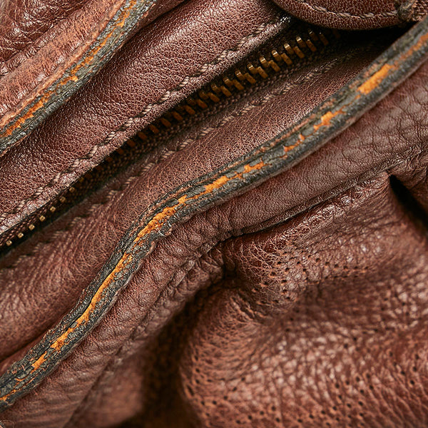 ルイ ヴィトン マヒナXS 斜め掛け ショルダーバッグ M95997 ブラウン レザー レディース LOUIS VUITTON 【中古】