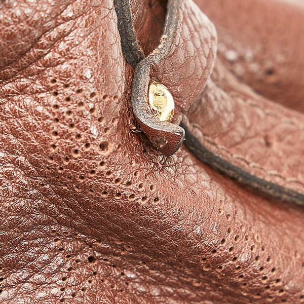 ルイ ヴィトン マヒナXS 斜め掛け ショルダーバッグ M95997 ブラウン レザー レディース LOUIS VUITTON 【中古】