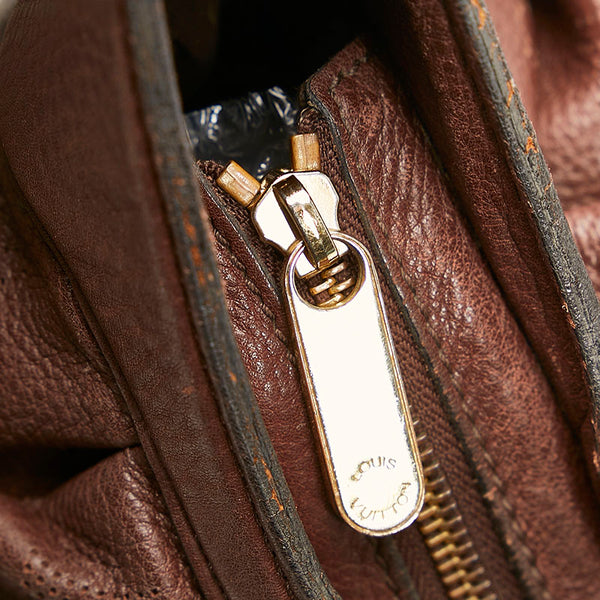 ルイ ヴィトン マヒナXS 斜め掛け ショルダーバッグ M95997 ブラウン レザー レディース LOUIS VUITTON 【中古】