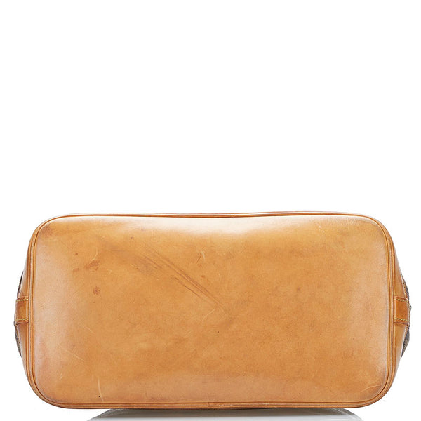 ルイ ヴィトン ダミエ アルマ スペシャルオーダー ハンドバッグ N51131 ブラウン PVC レザー レディース LOUIS VUITTON 【中古】