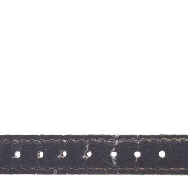 グッチ ベルト（社外品） 腕時計 800L クオーツ ホワイト文字盤 ステンレススチール レザー レディース GUCCI 【中古】