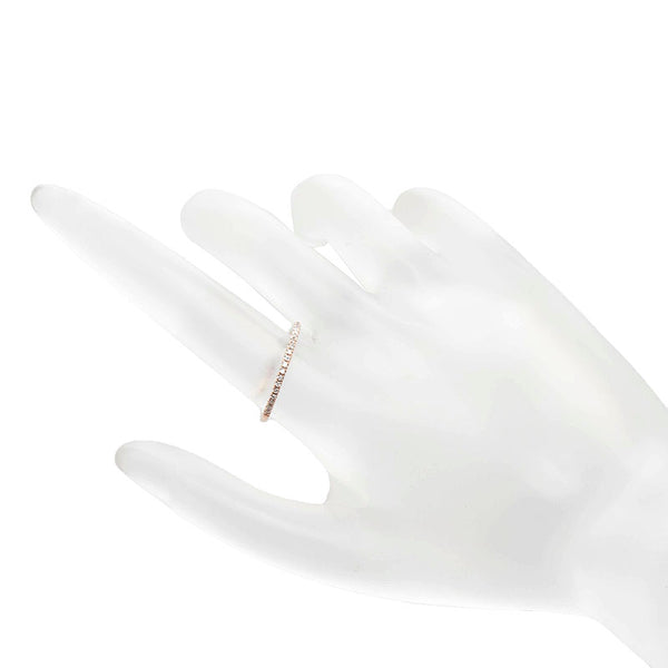 スタージュエリー K10PG ピンクゴールド ダイヤ0.09ct リング 指輪 レディース STAR JEWELRY 11号 【中古】