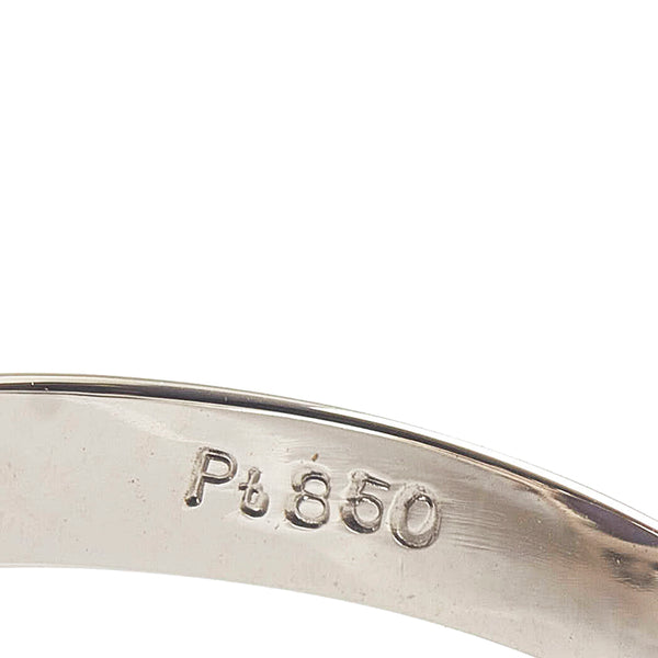 Pt850 プラチナ スターサファイア21.83ct ダイヤ0.83ct リング 指輪 レディース 11.5号 【中古】