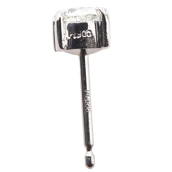 Pt900 プラチナ ダイヤ0.523ct ダイヤ0.507ct ピアス レディース 【中古】