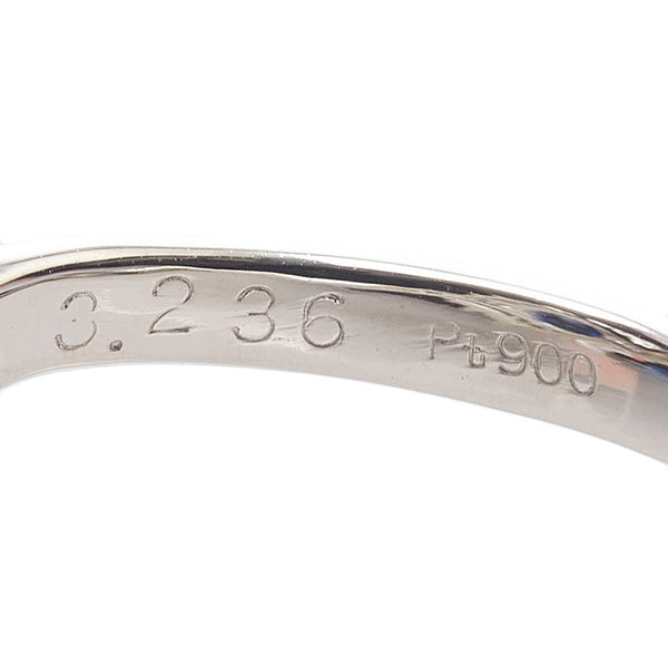 Pt900 プラチナ サファイア3.236ct ダイヤ0.86ct リング 指輪 レディース 12.5号 【中古】