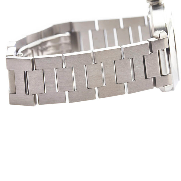 カルティエ パシャC デイト ボーイズ 腕時計 W31023M7 自動巻き ホワイト文字盤 ステンレススチール メンズ CARTIER 【中古】