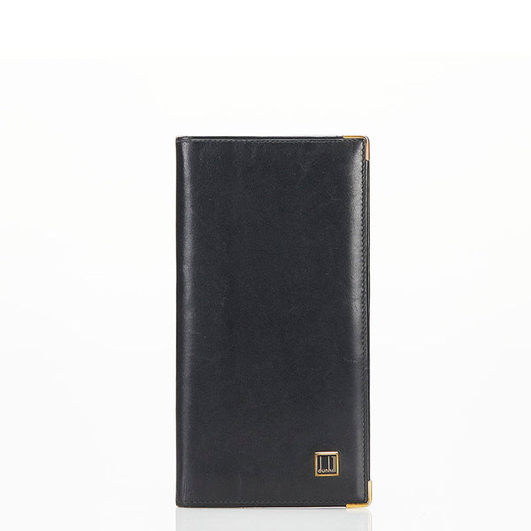 ダンヒル 長財布 ブラック レザー レディース Dunhill 【中古】