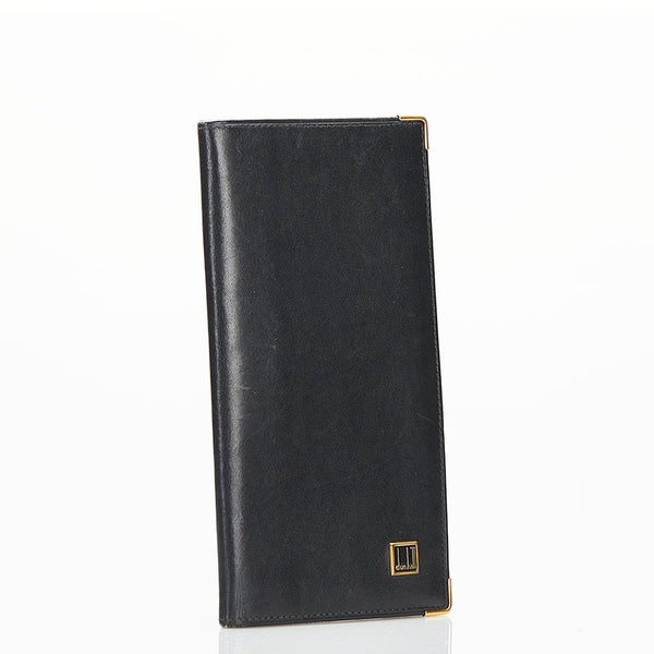 ダンヒル 長財布 ブラック レザー レディース Dunhill 【中古】