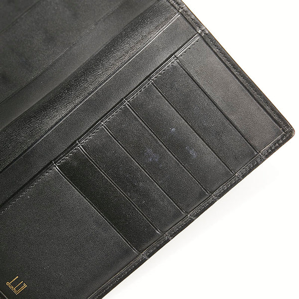 ダンヒル 長財布 ブラック レザー レディース Dunhill 【中古】