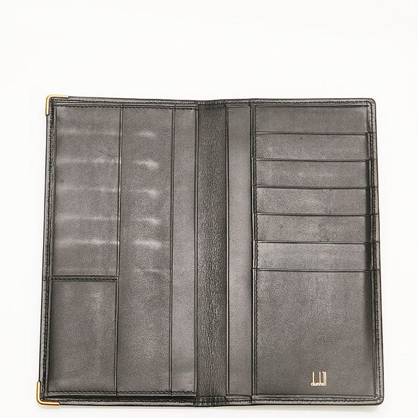 ダンヒル 長財布 ブラック レザー レディース Dunhill 【中古】